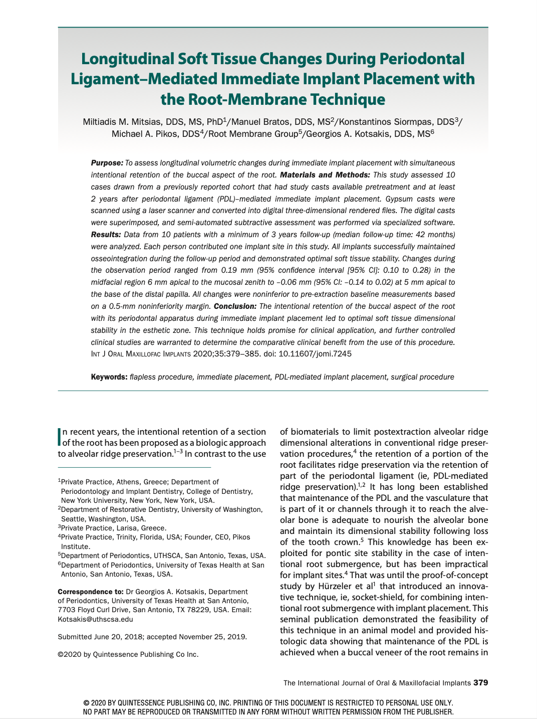 Article - Dr.Kotsakis - Lab