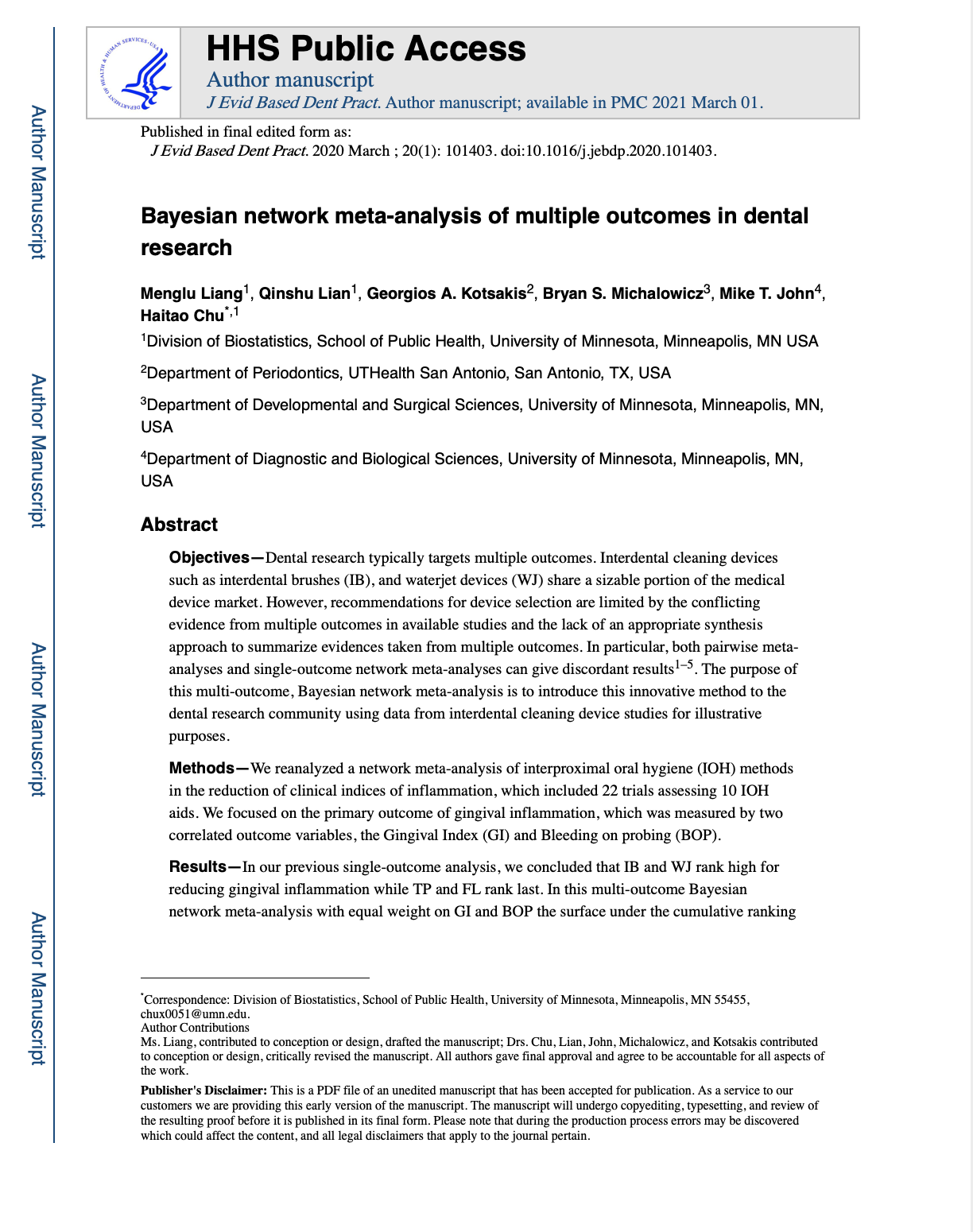 Article - Dr.Kotsakis - Lab