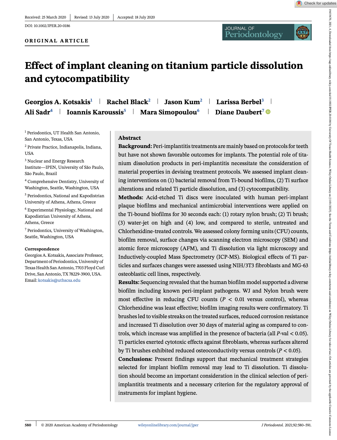 Article - Dr.Kotsakis - Lab